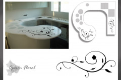 EncimeraArtisticaFloral